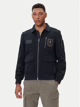 Aeronautica Militare Aeronautica Militare Kurtka bomber 252AM1380UL00902 Granatowy Regular Fit