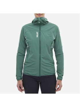 Millet Millet Kurtka softshell Fusion Xcs Hoodie W Zielony Active Fit