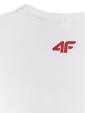 4F 4F T-Shirt TEAMWEAR Biały Regular Fit