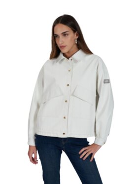 Yes Zee Yes Zee Giacca da donna Giubbino ecopelle Bianco Regular Fit