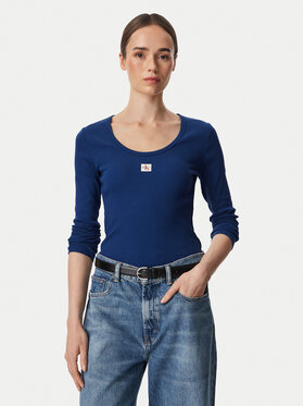 Calvin Klein Jeans Calvin Klein Jeans Palaidinė LV047D218G Mėlyna Slim Fit