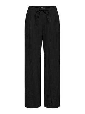 ONLY ONLY Spodnie materiałowe Lita 15370273 Czarny Relaxed Fit