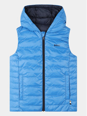 Boss Boss Kamizelka J26515 M Granatowy Regular Fit