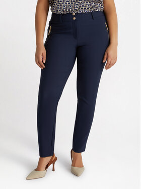 Fiorella Rubino Fiorella Rubino Pantaloni di tessuto P099T004736N034 Blu Skin Fit