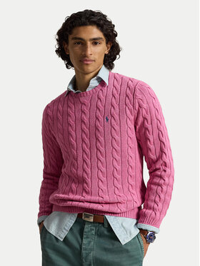 Polo Ralph Lauren Polo Ralph Lauren Sweter 710775885550 Różowy jasny Regular Fit