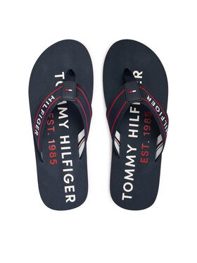 Tommy Hilfiger Tommy Hilfiger Žabky Sporty Hilfiger Beach Sandal FM0FM05805 Tmavomodrá