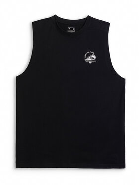 4F 4F Tank top CATCH THE WAVE Czarny Standard Fit