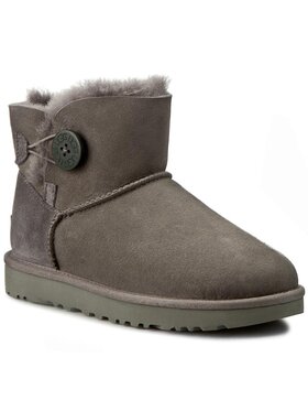 Ugg Ugg Boty W Mini Bailey Button II 1016422 Šedá