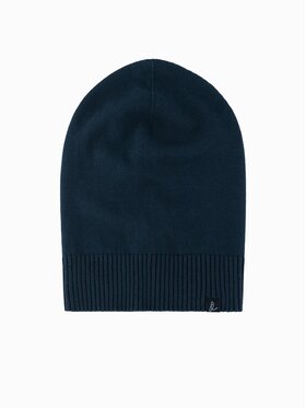 Ombre Ombre Czapka OM-ACWH-0124 Granatowy