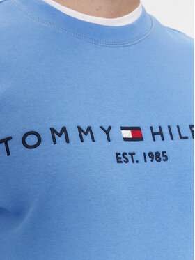 Tommy Hilfiger Jopa Tommy Logo Sweatshirt MW0MW11596 Modra Regular Fit