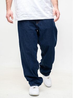 Metoda Sport Metoda Sport Jeansy Szerokie Spodnie Jeansowe Baggy Męskie Ciemne Niebieskie Metoda Sport Laur Pocket XL Niebieski Regular Fit