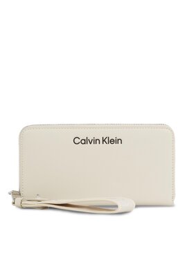 Calvin Klein Calvin Klein Portafoglio grande da donna Gracie K60K611687 Beige