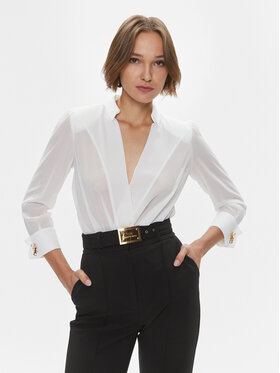 Elisabetta Franchi Elisabetta Franchi Bodi CB-009-37E2-V380 Bijela Regular Fit