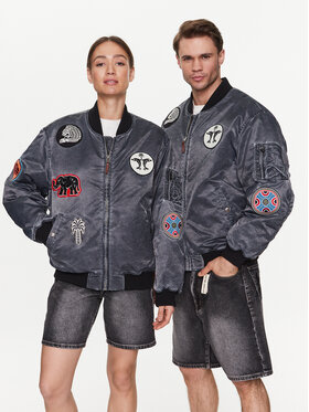 Grimey Grimey Bomber dzseki GBJ164 Szürke Regular Fit