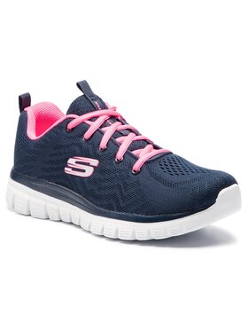 Skechers Skechers Boty Get Connected 12615/NVHP Tmavomodrá