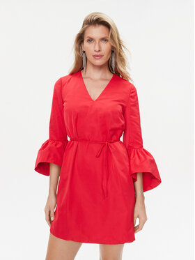 TWINSET TWINSET Sukienka koktajlowa 232TT2490 Czerwony Regular Fit