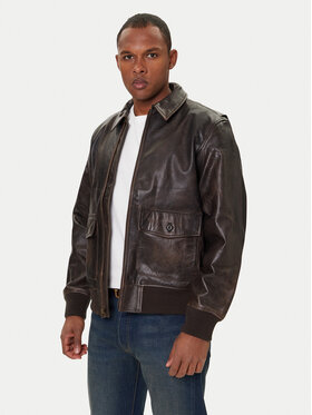 Levi's® Levi's® Giacca di pelle Clayton 003AU-0000 Marrone Regular Fit