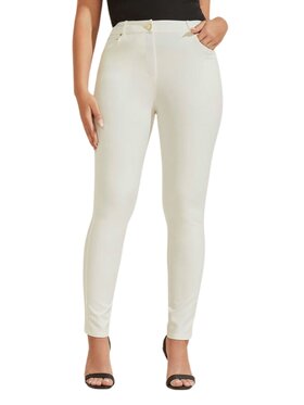 GUESS BY MARCIANO GUESS BY MARCIANO Pantaloni di tessuto Hollywood 5 pocket pants Bianco Regular Fit