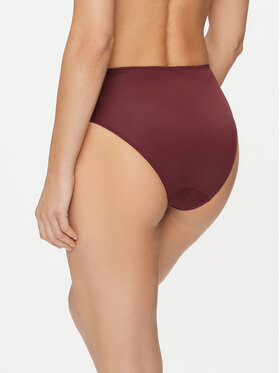 Hunkemöller Klasične Spodnje Hlačke Z Visokim Pasom Diva Rio H 203491 Bordo Rdeča