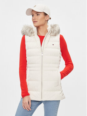 Tommy Hilfiger Tommy Hilfiger Bodywarmer Tyra WW0WW39744 Weiß Regular Fit