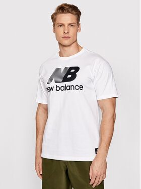 New Balance New Balance T-shirt MT01518 Blanc Relaxed Fit