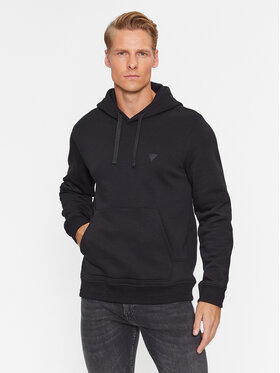 Guess Guess Sweatshirt Christian M3BQ52 K9Z21 Schwarz Regular Fit
