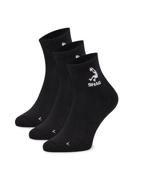 SHAQ Shaq Rövid zoknik AS_SHQ_H_001Z_SS25 (3-PACK) Fekete