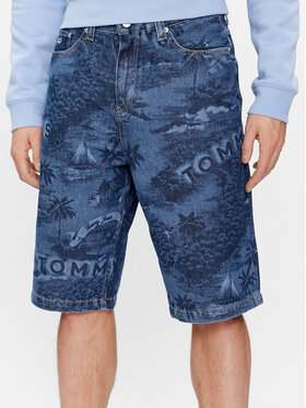 Tommy Jeans Tommy Jeans Szorty jeansowe Aiden DM0DM18787 Niebieski Baggy Fit