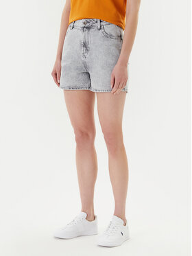 Mustang Mustang Дънкови шорти Charlotte 1016558 Сив Mom Fit