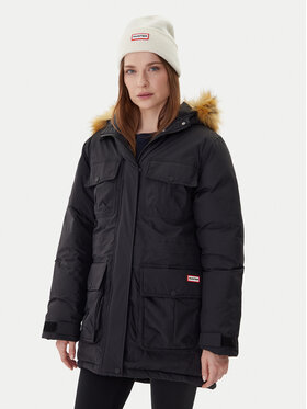 Hunter Hunter Parka Glyder HARW0014252 Melns Regular Fit
