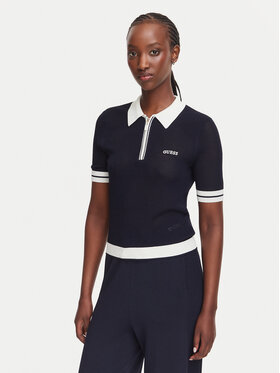 Guess Guess Polo särk V6GR04 Z0725 Tumesinine Regular Fit