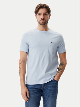 Tommy Hilfiger Tommy Hilfiger T-Shirt Essential MW0MW37283 Světle modrá Regular Fit