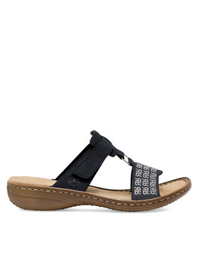 Rieker Rieker Klapki 60863-14 Granatowy