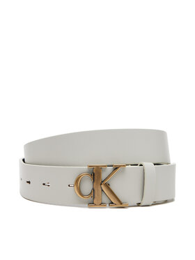 Calvin Klein Jeans Calvin Klein Jeans Pasek Damski Monogram Placque Buckle 30Mm LV04K7002G Biały