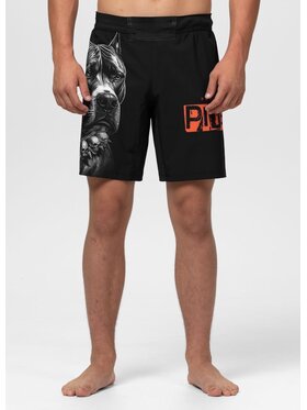 PITBULL PITBULL Szorty sportowe BLACKY Czarny Regular Fit