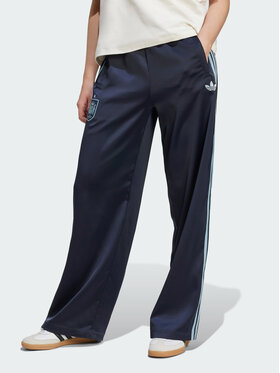 adidas adidas Spodnie materiałowe 153149 Błękitny Loose Fit