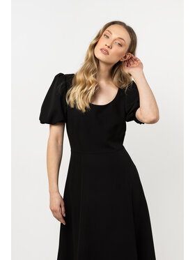 Awama Awama Sukienka koktajlowa A709 Czarny Basic Fit