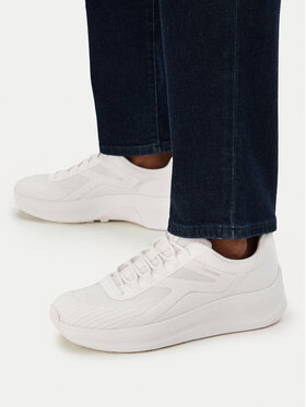 Calvin Klein Calvin Klein Αθλητικά Andrea - Chunky Ck Stripe Runner Trainers HM0HM02158 Λευκό