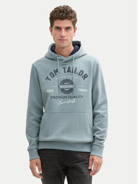 Tom Tailor Tom Tailor Majica dugih rukava 1043292 Zelena Regular Fit