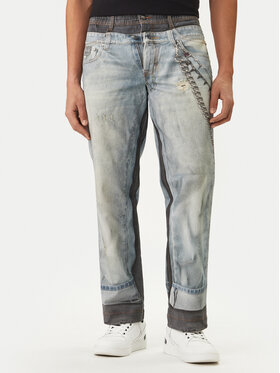 Versace Jeans Couture Versace Jeans Couture Дънки 80GAB5RP ES156 Светлосин Straight Fit