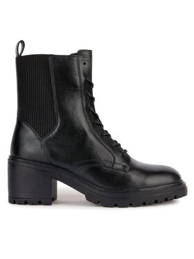 Geox Geox Botine D Damiana D36QCD 00043 C9999 Negru