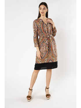QUIOSQUE QUIOSQUE Sukienka codzienna SUCCOSA DRESS Brązowy Regular Fit