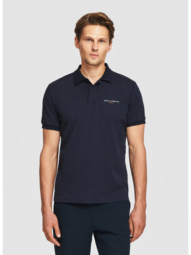Pako Lorente Pako Lorente Polo P26SF-TX-007 Granatowy Classic Fit