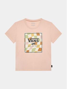Vans Vans T-shirt Checker Box Crew VN000795 Rose Regular Fit