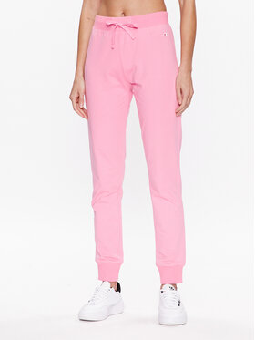 Champion Champion Spodnji del trenirke C Logo 114898 Roza Regular Fit
