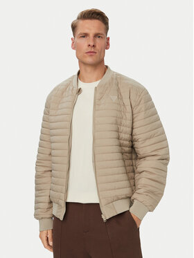 Guess Guess Bomber striukė Z6YL08 W3514 Smėlio Regular Fit
