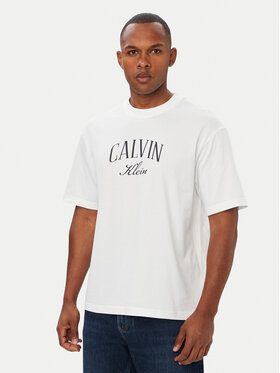 Calvin Klein Jeans Calvin Klein Jeans T-Shirt Seasonal Graphic LV04RH813G Biały Relaxed Fit