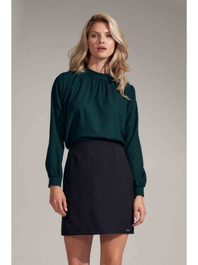 FIGL FIGL Bluzka M730 Zielony Regular Fit