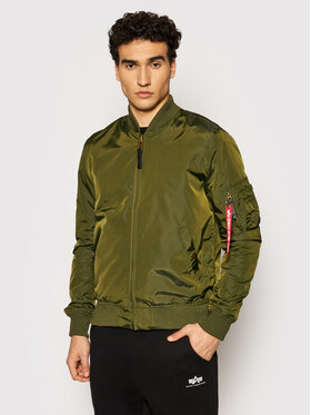Alpha Industries Alpha Industries Kurtka bomber Ma-1 191103 Zielony Regular Fit