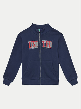 United Colors Of Benetton United Colors Of Benetton Majica dugih rukava 3J70G5033 Tamnoplava Regular Fit